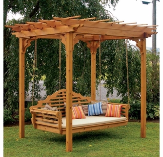 Cedar Pergola w/ Swing Hangers Questions & Answers