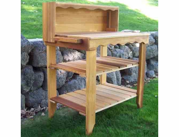 Designer Cedar Wood Potters Bench Questions & Answers