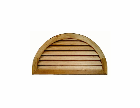 your 36" half round gable vent what is the overall hight?