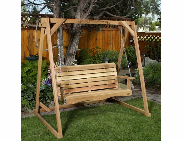 4' or 5' Cedar Swing with A Frame Kit Questions & Answers